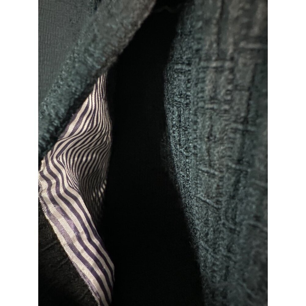 Talbots Blazer 8P Petite Black Classic Career Preppy Academia Officecore holiday - Picture 8 of 9